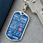 Ball Game Cubs Keychain - Love You This Much