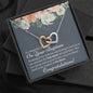 Baptism Niece Interlocking Hearts Necklace - Love You This Much