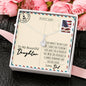 Beautiful Daughter (Love, Dad) Alluring Beauty Necklace - Love You This Much