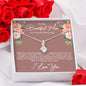 Beautiful Mom on my wedding day Alluring Beauty Necklace - Love You This Much