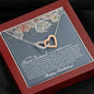 Best Friend 60th Birthday Interlocking Hearts Necklace - Love You This Much