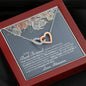 Best Friend Anniversary Interlocking Hearts Necklace - Love You This Much