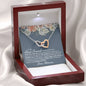 Best Friend Anniversary Interlocking Hearts Necklace - Love You This Much