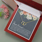 Best Friend Wedding Solid Gold Necklace - Love You This Much