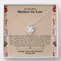 Best Mother In Law Love Knot Necklace - Love You This Much