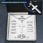 Big Brother Ball Chain Cross Necklace - Love You This Much