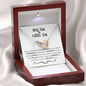 Big Sis and Lil Sis Interlocking Hearts Necklace - Love You This Much