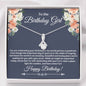 Birthday Girl during Pandemic (Blue) Alluring Beauty Necklace - Love You This Much