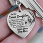 Bonus Daughter Heart Keychain - Love You This Much