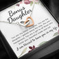 Bonus Daughter (Stepdad) Interlocking Hearts Neckalce - Love You This Much