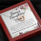 Bonus Daughter (Stepdad) Interlocking Hearts Neckalce - Love You This Much