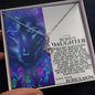 Bonus Daughter (Wolf) Alluring Beauty Necklace - Love You This Much