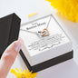 Bonus Mom (Mother-in-Law) Interlocking Hearts Necklace - Love You This Much