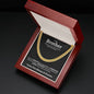 Brother Cuban Link Chain Necklace - Love You This Much