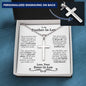 Brother In Law Ball Chain Cross Necklace - Love You This Much