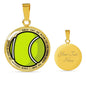 Catholic Tennis Circle Necklace - Love You This Much
