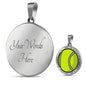 Catholic Tennis Circle Necklace - Love You This Much