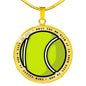 Catholic Tennis Circle Necklace - Love You This Much
