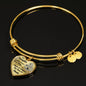 Custom Name 'Together Forever' Heart Bangle Bracelet - Love You This Much