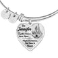 Custom Name 'Together Forever' Heart Bangle Bracelet - Love You This Much