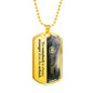 Custom Narcotics Anonymous Dog Tag Necklace - Love You This Much