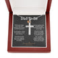 Dad to Be Cross Necklace - Love You This Much
