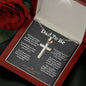 Dad to Be Cross Necklace - Love You This Much