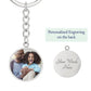 Daddy Daughter Circle Keychain - Love You This Much