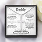 Daddy To Be Cross Necklace - Love You This Much