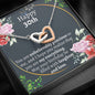 Daughter 30th Birthday Interlocking Hearts Necklace - Love You This Much