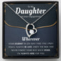 Daughter Engagement Forever Love Necklace - Love You This Much