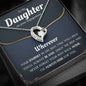Daughter Engagement Forever Love Necklace - Love You This Much