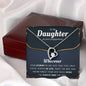 Daughter Engagement Forever Love Necklace - Love You This Much