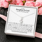 Daughter In Law (Fixed) Wedding Alluring Beauty Necklace - Love You This Much