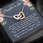 Daughter in Law Interlocking Hearts Necklace - Love You This Much