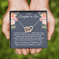 Daughter in Law Interlocking Hearts Necklace - Love You This Much