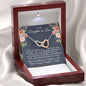 Daughter in Law Interlocking Hearts Necklace - Love You This Much
