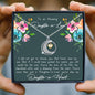 Daughter In Law Moon & Back Necklace - Love You This Much
