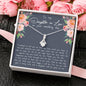 Daughter In Law (Wedding Day) Alluring Beauty Necklace - Love You This Much