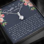 Daughter In Law (Wedding Day) Alluring Beauty Necklace - Love You This Much