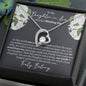 Daughter In Law Wedding Forever Love Necklace - Love You This Much