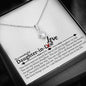 Daughter In Love Alluring Beauty Necklace - Love You This Much