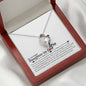 Daughter In Love Forever Heart Necklace - Love You This Much