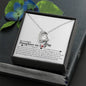 Daughter In Love Forever Heart Necklace - Love You This Much