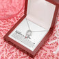 Daughter In Love Forever Heart Necklace - Love You This Much