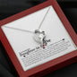 Daughter In Love Forever Heart Necklace - Love You This Much