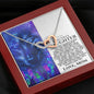 Daughter Lion (Mom) Interlocking Hearts Necklace - Love You This Much
