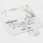 Daughter (Love, Dad) .925 Sterling Silver Hug Ring - Love You This Much