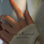 Daughter (Love, Dad) .925 Sterling Silver Hug Ring - Love You This Much