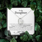 Daughter (Love Dad) Forever Love Necklace - Love You This Much